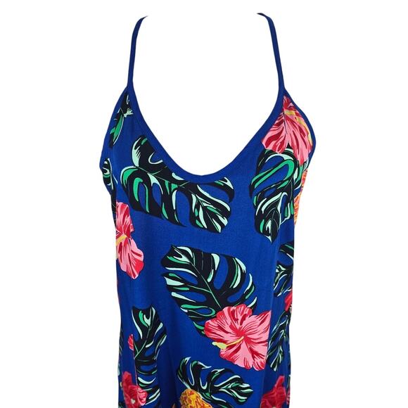 Tommy Bahama Sleeveless Hybiscus Pinapple Leaf Novelity Print Women's Dress M - Picture 2 of 5